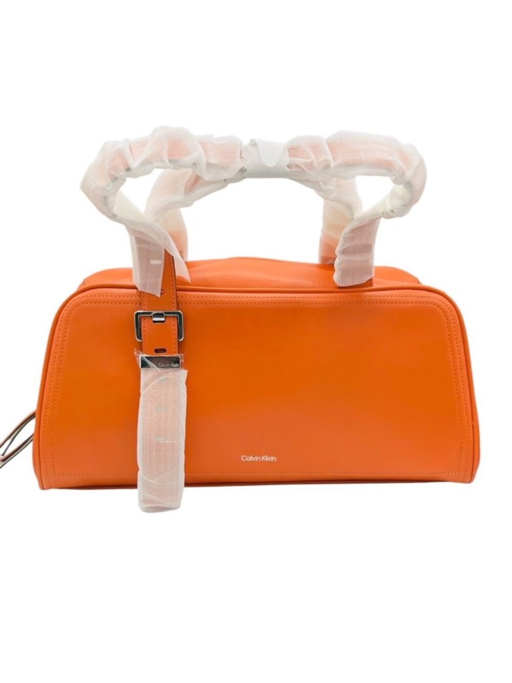 Calvin Klein Lowen Satchel Orange NWT Top Handle Shoulder Bag MSRP $178